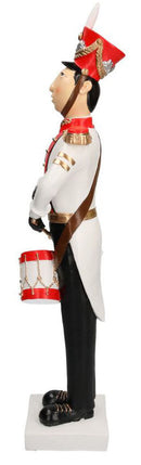 Soldatino Schiaccianoci in Resina 16x10xh52 cm Decorazione Rosso