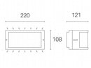 Applique da Esterno a LED 10W 3000K Sovil Grigio