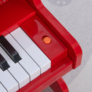 Mini Pianoforte Giocattolo per Bambini 25 Tasti in ABS  Rosso