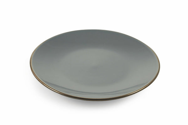 acquista Set de 6 Assiettes à Fruits Ø19,5x2 cm en Grès Gris VdE Tivoli 1996 Royal Passion