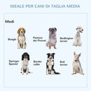 Box per Cani da Interno Esterno con Rotelle 92×62×75 cm 