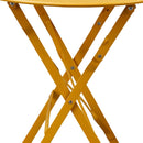 Set Tavolino e 2 Sedie Pieghevoli da Giardino Teresa Mostarda 