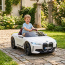 Macchina Elettrica per Bambini 12V con Licenza BMW I4 Bianca