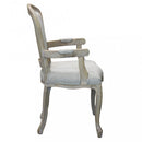 Sedia Romy in Tessuto Grigio 57x57x90 h cm in Legno Grigio