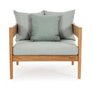 Poltrona 90x90x79h cm con Cuscini Kobo Aqua Fsc 