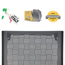 Copri Condizionatore da Esterno Medium 100x54/60x85 cm in Acciaio Zincato Antracite