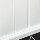 Mobiletto Bagno 21,5x17,8x66,5 cm con Porta Carta Igienica in Legno MDF Bianco