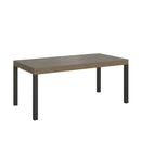  Tavolo Allungabile 200-460x90x77 cm Everyday Premium Tortora Gambe Antracite