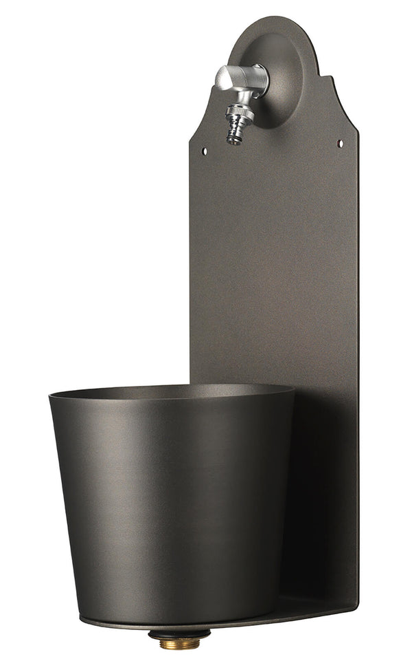 Fontana a Parete da Giardino con Rubinetto Belfer 42/PRX Antracite prezzo