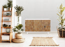 Mobile Archie 135x45x80 h cm in Legno Bianco