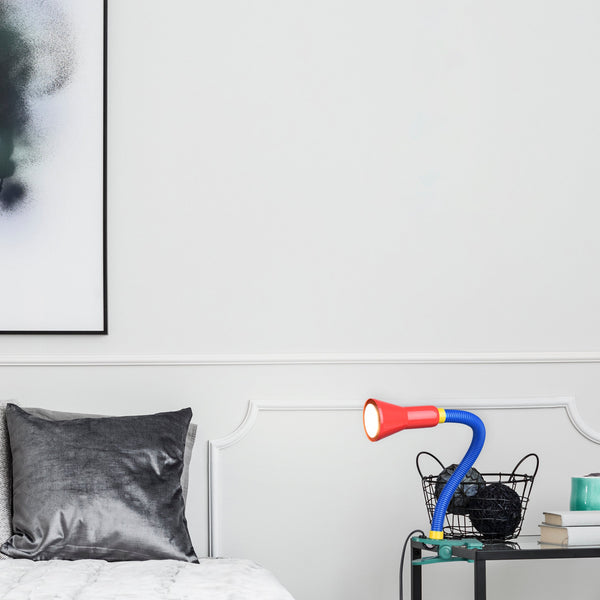 Lampe à pince d'intérieur E14 en plastique multicolore prezzo