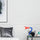 Lampe à pince d'intérieur E14 en plastique multicolore