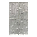 Set 12 Pannelli Decorativi Area 8,6 mq 120x60x2,5 cm Rivestimento Murale Effetto Mattoni in Pietra 3D in PU Quarzite Bianco