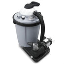 Set Pompa di Filtraggio Alba per Piscine con Connettori 32 e 38 Mm Serbatoio per Sabbia Silica 9500 Lt/H