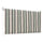 Auvent surbaissé 250x150 cm Tissu polyester à rayures vertes