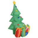 Albero di Natale Gonfiabile 150 cm LED Verde 