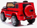 Macchina Elettrica per Bambini 12V con Licenza Mercedes G63 AMG Big Fuoristrada Rossa