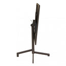 Tavolo Vega 70x70x73 h cm in Acciaio Taupe