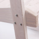 Sedia a Dondolo 58x99xH104 cm in Abete Bianco