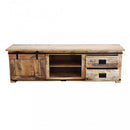 Mobile TV Zachery 180x45x55 h cm in Legno Marrone