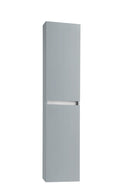 Mobile da Bagno a Colonna 2 Ante in Melaminico 35x18x160cm TFT Ibiza Grigio
