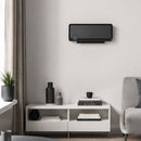 Riscaldatore Elettrico da Parete 56x18,5x11,7 cm a 3 Modalità con Timer 12h in PP e PA Nero      