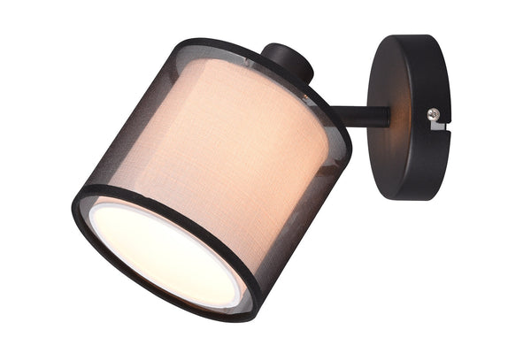 Faretto da Interno Attacco E14 in Metallo Nero Opaco sconto