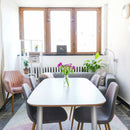 Gamba Regolabile per Tavolo Ø80 mm in Alluminio Anodizzato Opaco Alluminio Emuca