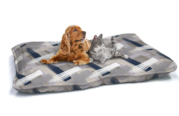 Coussin Rembourré pour Chiens et Chats 60x100 cm en Microfibre Coup de Pinceau prezzo