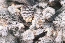 Albero di Natale Artificiale Innevato 210 cm 1936 Rami con 330 LED Verde
