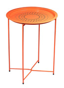 Tavolino da Giardino Ø46x60 cm Motti Florie Rosso Corallo