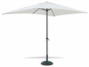 Ombrellone Rettangolare da Giardino 3x2 m Palo Ø38 mm in Alluminio Soriani Ecrù