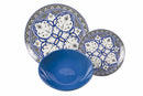 Servizio Piatti 18 Pezzi in Porcellana e Gres Multicolor Villa d'Este Home Tivoli Marocco