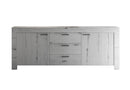 Mobile Buffet in Melaminico 210x43x86cm TFT Neve Rovere Neve