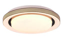 Plafoniera da Interno a LED in Plastica Nero Opaco