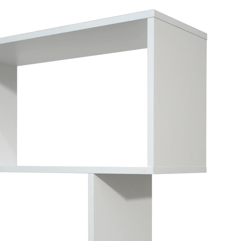 Libreria Moderna 6 Ripiani 80x192x25 cm in Legno Melaminico Bianco Opaco