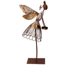 Fatina metallo oro cm 21,6x10,16xh50,2