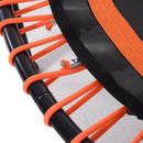 Trampolino Elastico Fitness per Interno e Esterno Nero e Arancione Ø101.6x25 cm 