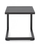 Tavolino Hilde 40x40 cm Antracite in Alluminio
