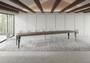  Tavolo Allungabile 200-460x90x77 cm Paxon Premium Tortora Telaio Antracite