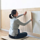 Parato 3D Adesivo in PE 70x70 cm Legno Scuro antiurto fonoassorbente