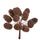 Set 24 Pics Mini Pommes de Pin Cèdre 12 pièces H12 cm Naturel