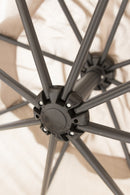 Ombrellone da Giardino Decentrato in Alluminio Ø3 mt Soriani Kios Lampara Tortora