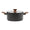 Casserole induction antiadhésive Ø 24cm Silex Elegance Bois Noir