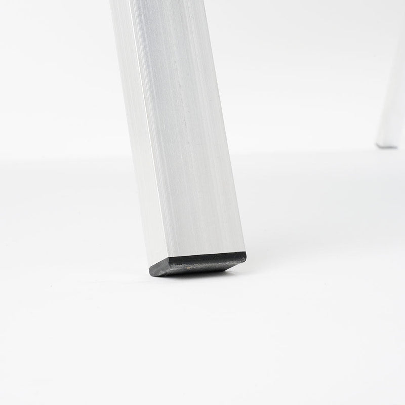 Espositore Pubblicitario Bifacciale a Cavalletto Pieghevole 63,7x101,5x75,5 cm in Alluminio da Esterno Antivento Silver