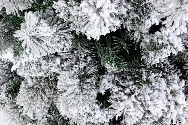 Albero di Natale Artificiale Innevato Verde Varie Misure