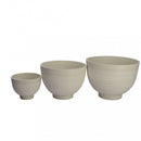Vaso Piccolo Narciso Ø25x18,5 cm in Fibra sintetica Bianco
