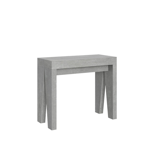 prezzo Consolle Allungabile 90-300x42x77 cm in Nobilitato Grigio