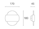 Applique da Esterno a LED 6W+6W 4000K Sovil Bianco