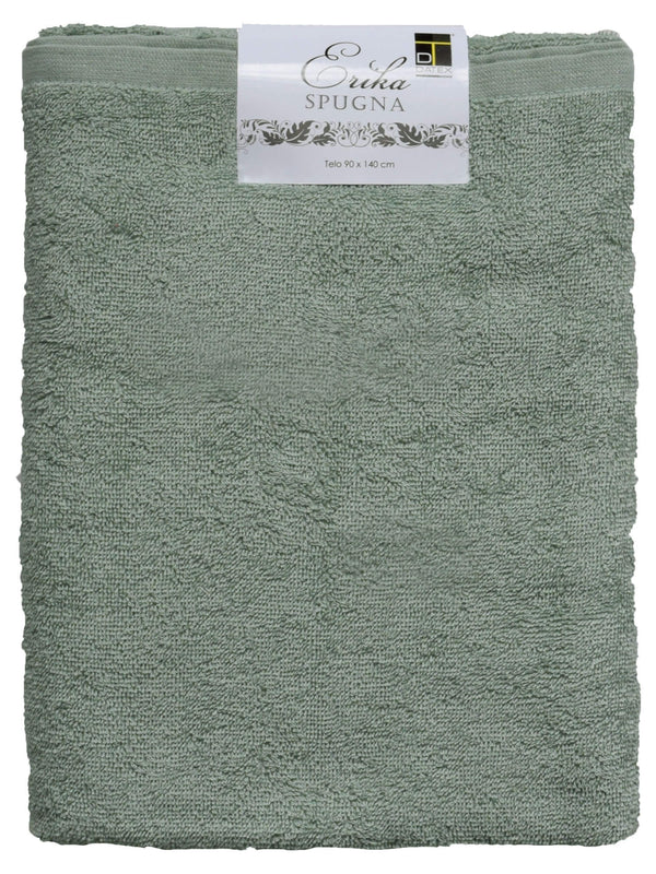 sconto Serviette éponge 90x140 cm Vert Sauge